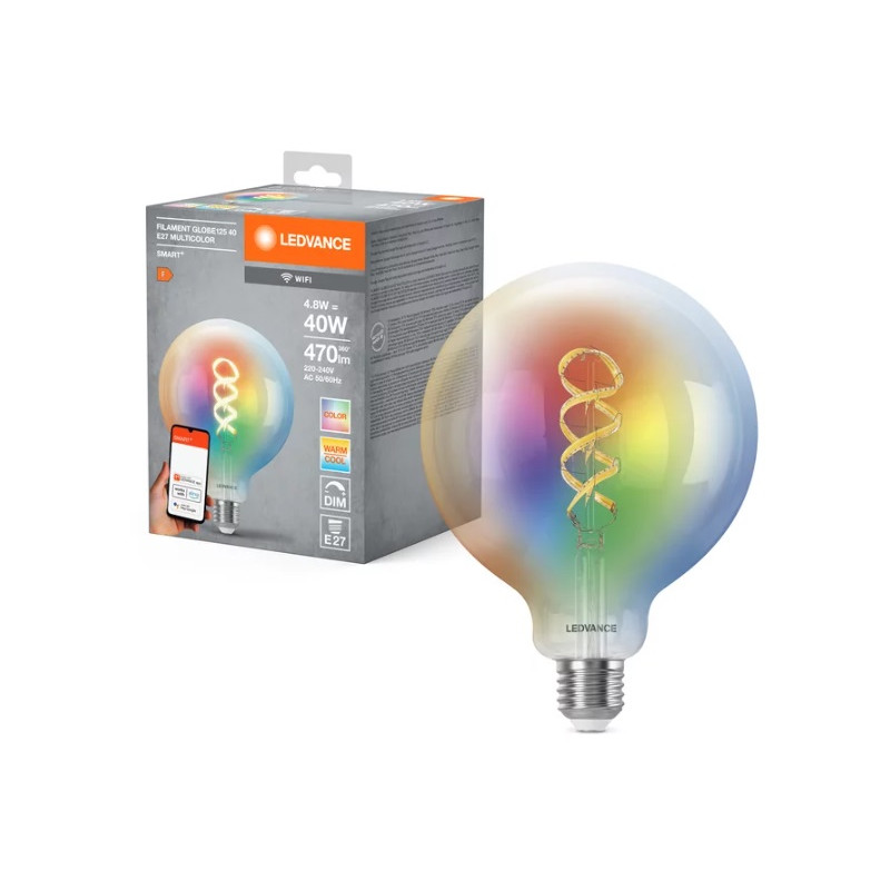 smart-wifi-gl125-fil-rgbtw-e27.jpg Ledvance 4058075777897 SMART WIFI ЛАМПА GL125 FIL RGBTW E27