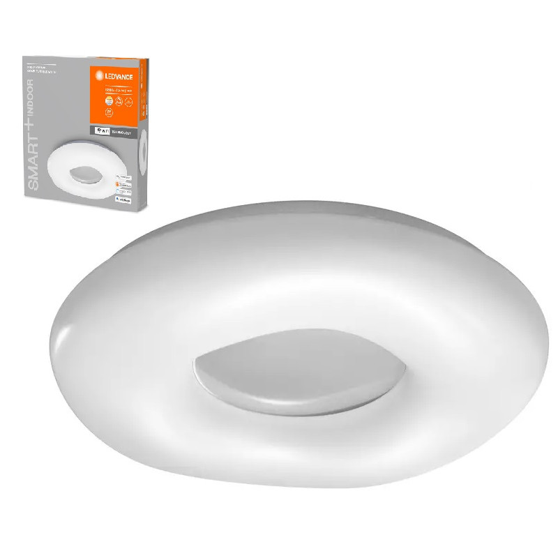 smartorbis-ceiling-wifi-tw-500mm-white-chrome.jpg Ledvance 4058075486485 LED ПЛАФОН SMART+ORBIS CEILING WIFI TW 500MM WHITE/CHROME SMART