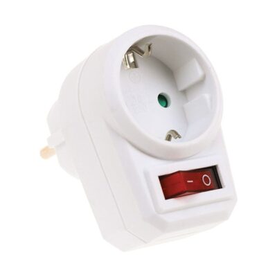 Vito 8002830 SOCKET UNIX-S 16A 3500W SWITCH WHITE EARTH-LINE SHUTTER PLUG+SOCKET