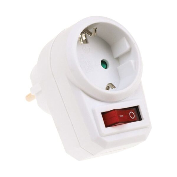 Vito 8002830 SOCKET UNIX-S 16A 3500W SWITCH WHITE EARTH-LINE SHUTTER PLUG+SOCKET