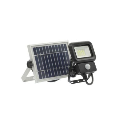 Vito 3021960 СОЛАРЕН LED ПРОЖЕКТОР SOLIS 10W 700Lm 6000K (СТУДЕНА СВЕТЛИНА) 3.7V 2200mAh IP65 ЧЕРЕН ЦВЯТ