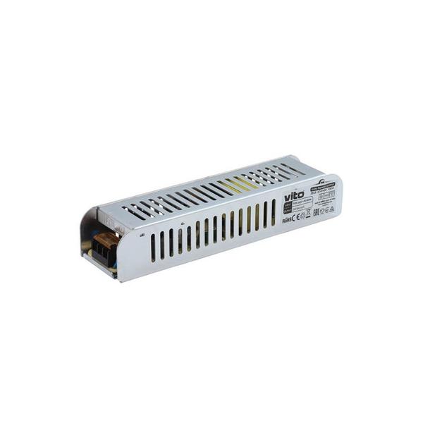 transformer-zeus-24vdc-415a-100w-slim-ps-6240630-vito.jpg VITO 6240630 Захранващ Трансформатор 220V-24V 4.15A 100W ZEUS SLIM PS IP20
