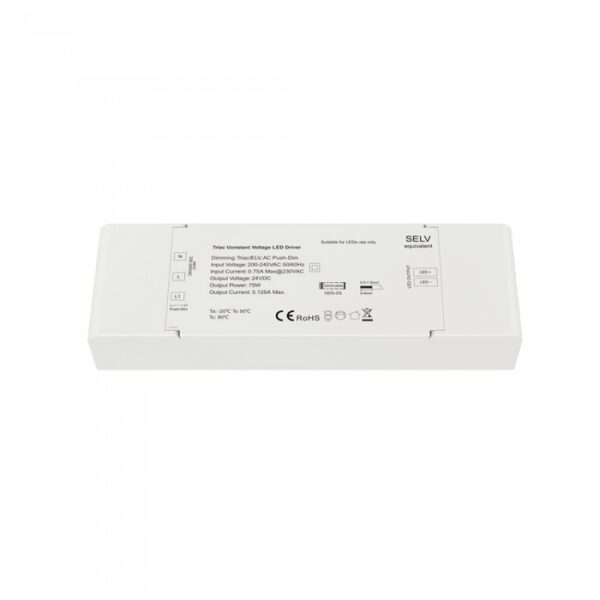 Vito 6210280 ДИМИРУЕМ ДРАЙВЕР ЗА ПОСТОЯННО НАПРЕЖЕНИЕ TRIAC MAESTRO-13 24VDC MAX.75W IP