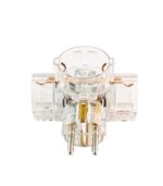 Vito 8002542 TRIPPLE SOCKET TRIPLO 16A 3680W TRANSPARENT EARTH-LINE SHUTTER