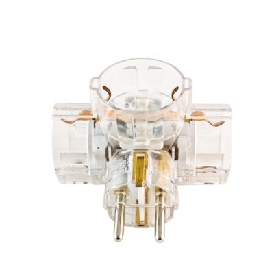 Vito 8002542 TRIPPLE SOCKET TRIPLO 16A 3680W TRANSPARENT EARTH-LINE SHUTTER