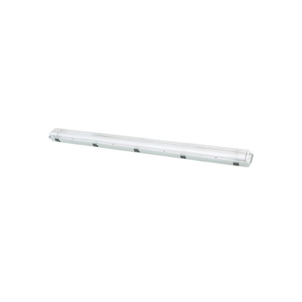 Vito 3310730 ИНДУСТРИАЛНО ВЛАГОЗАЩИТЕНО ОСВЕТИТЕЛНО ТЯЛО VIGO 2 x LED ПУРИ T8 G13 ЕДНОСТРАННО ЗАХРАНВАНЕ. ПОЛИКАРБОНАТ 1262x100x76mm