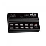 Vito 5309910 USB-A ЗАРЯДНО УСТРОЙСТВО 12x 5VDC МАКС. 60W С КЛЮЧ ЧЕРНO