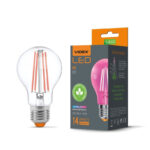Videx 5904405540022 LED ЛАМПА VLE-A60FF-08271 PLANT GROW 8W E27
