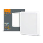 Videx 5904405540763 LED ЛАМПА VLE-DLSS-184 SURFACE FRAME SQ 18W/4K/WH