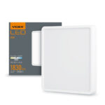Videx 5904405540770 LED ЛАМПА VLE-DLSS-244 SURFACE FRAME SQ 24W/4K/WH