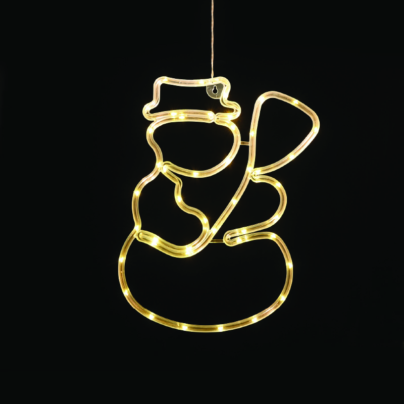 x04441304.jpg ACA Lighting X04441304 Пластмасов снежен човек – 44 топли LED бат. (3×AA) USB IP20 24.4×0.7×35.7см