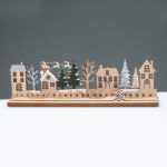 ACA Lighting X063362 Дървен мотив – XMAS с дървета 33×5×10см