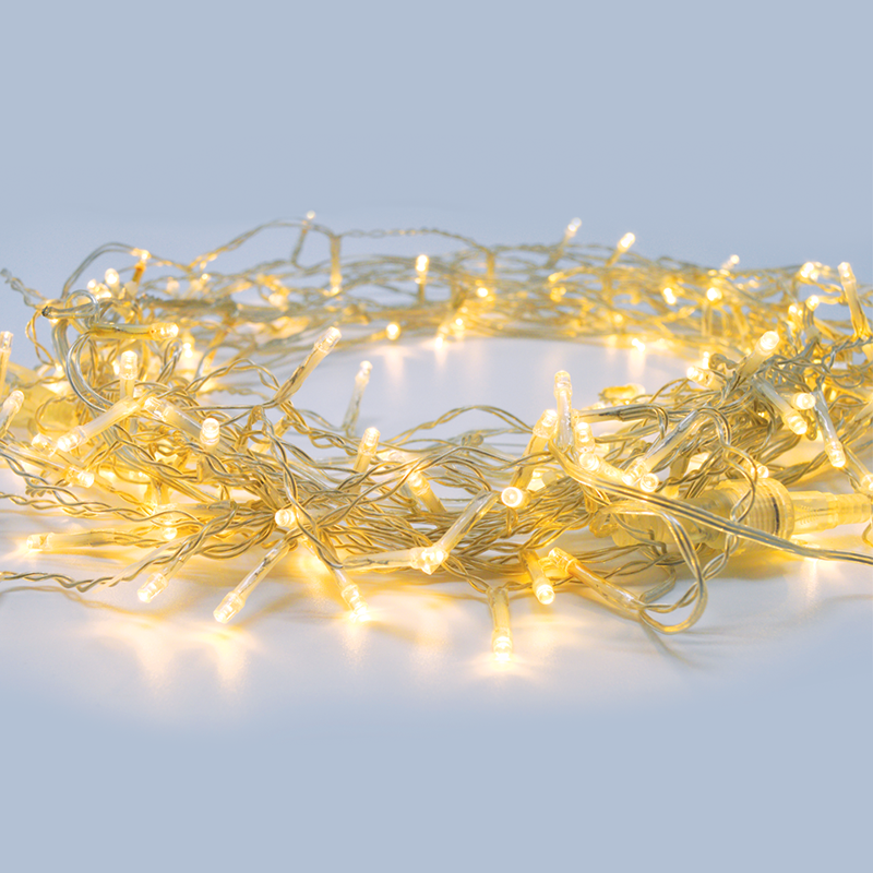 x0650112.png ACA Lighting X0650112 50 LED гирлянд батерии 2×AA топла светлина постоянен режим IP20 490 + 30см прозрачен кабел