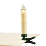 ACA Lighting X07101520 10 бели мини клип свещи – 10×1 LED батерии 10×AAA IR дистанционно топла светлина IP20 φ1.5 × 10.5см