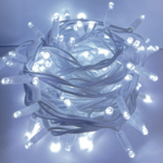 ACA Lighting X081002414 100 LED гумен бял кабел топла светлина свързваемо (макс 20) разстояние 10см 10м IP65 1.5м кабел