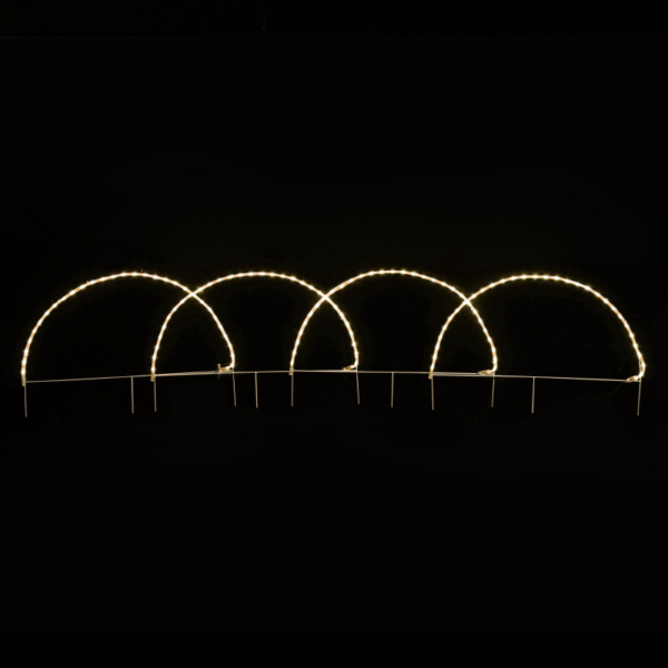 ACA Lighting X081241221 4 арки – 124 LED 5.2м лента топло бяло флаш IP44 86×57см 1.3м кабел