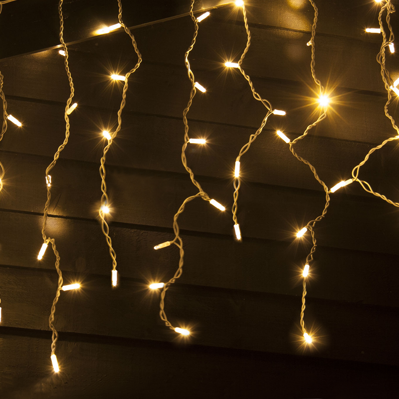 x081441414.png ACA Lighting X081441414 144 LED гумен дъжд светлина топла бяла светлина свързваемо (макс 20) постоянен режим IP44 300×60см 1.5м кабел
