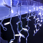 ACA Lighting X081442414 144 LED гумен дъжд светлина студена бяла светлина свързваемо (макс 20) постоянен режим IP44 300×60см 1.5м кабел