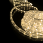 ACA Lighting X0818122 Топло бяла 3-жилна LED въжена лента – ролка 50м 36 LEDм рязане през 2м IP44 + 3 комплекта аксесоари