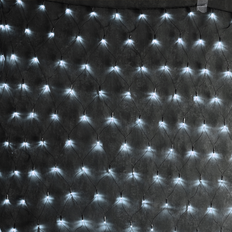x08240214.png ACA Lighting X08240214 240 мигащи LED мрежа студена светлина адаптер 31V DC IP44 200×150см зелен кабел
