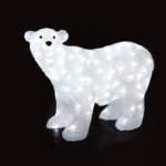 ACA Lighting X082402229 Акрилен мечок гръб – 240 LED студено бяло IP44 97×42×75см 30см кабел