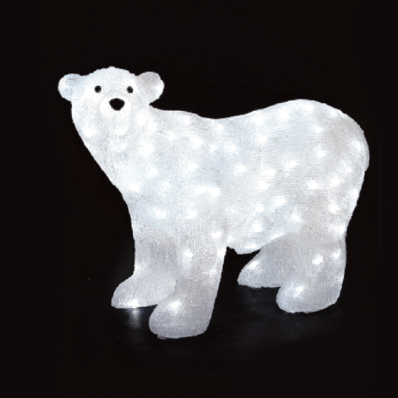x082402229.png ACA Lighting X082402229 Акрилен мечок гръб – 240 LED студено бяло IP44 97×42×75см 30см кабел