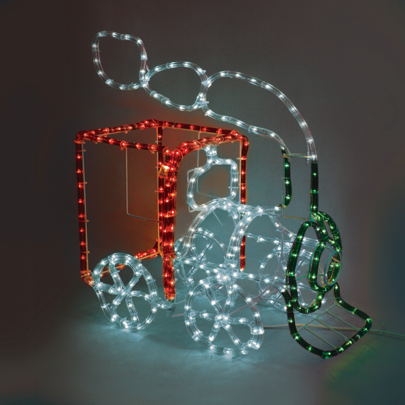 x082883217.png ACA Lighting X082883217 Локомотив – 288 LED 12м лента мултиколор стеди IP44 50×21×41см 1.5м кабел