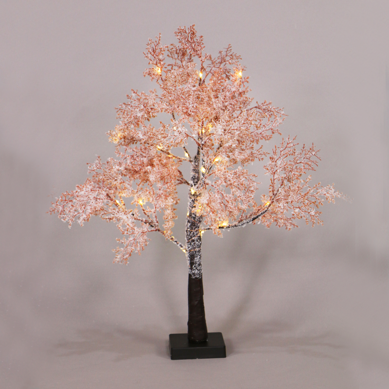 x1029115.png ACA Lighting X1029115 Снежно цветно дърво 29 топло бели LED IP20 бат. 3×AA H60см основа 10×10см