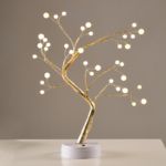 ACA Lighting X1036152 Дърво с топчета 36 LED бат. 3×AA   USB топла светлина IP20 50см
