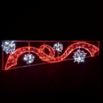 ACA Lighting X1751224116R Панделка с топки (дясна) – 512 LED стълбов мотив 6м въжена лента + 16м топло и студено бяла гирлянда стеди IP65 200×60см 1.5м кабел