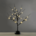 ACA Lighting X1025111 Маса борче – 25 LED мотив светлини бат. 3×AA топла светлина IP20 10×10×45см