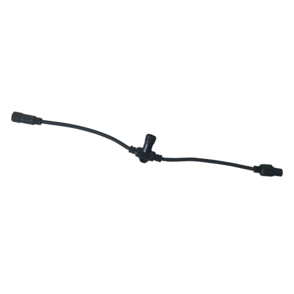 ACA Lighting XCONR1OUT Кабелен конектор за 2-жилна маркуч-лайт декорация (1 към 1) IP44 0.5 м