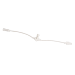 ACA Lighting XCONR1OUTW Бял кабелен конектор за 2-жилна маркуч-лайт декорация (1 към 1) IP44 0.5 м