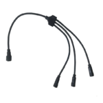 ACA Lighting XCONR3OUT Кабелен конектор за 2-жилна маркуч-лайт декорация (1 към 3) IP44 0.5 м