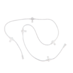 ACA Lighting XCONR5OUTW Кабелен конектор за 2-жилна маркуч-лайт декорация (1 към 5) IP44 2.5 м