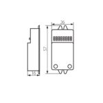 Kanlux 19069 Аксесоари за плафониера DABA AIO MW SENSOR
