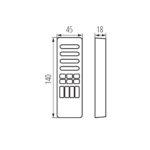 Kanlux 22133 Дистанционно за LED ленти CTRLD 12/24 M/RGB/CCT REMOTE D M/RGB/CCT-B