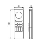 Kanlux 22135 Дистанционно за LED ленти CTRL 12/24V RGBW CCT REMOTE 4 RGBW/CCT-B