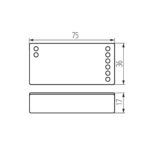 Kanlux 22148 Контролер за LED ленти CTRL 12/24V RGBW C CTRL 12/24V RGBW CCT