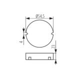 Kanlux 24242 Захранващо устройство CV CIRCO N LED 12VDC 10W