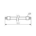 Kanlux 33222 LED източник на светлина T8 LED GLASSv4 24W NW