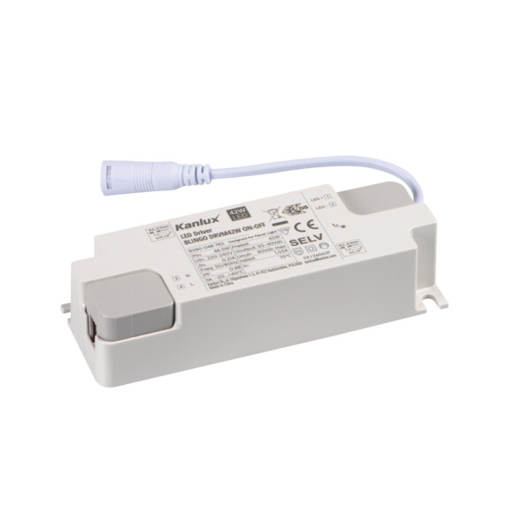 37264.jpg Kanlux 37264 Захранващо устройство за LED BLINGO DRVM42W ON-OFF