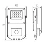 Kanlux 38495 LED осветител ACETE CCT ACETE 10W CCT SE GR