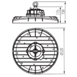Kanlux 45810 LED осветително тяло high bay HB PRIME B 200W NW