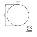 Kanlux 45933 Градинско осветително тяло със сменяем източник на светлина STONO MLK STONO 50 MLK