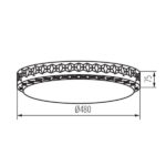 Kanlux 90221 LED плафониера LUMKO LED CCT LUMKO LED 38W CCT