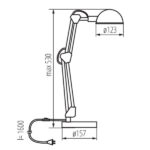 Kanlux 90419 Настолна лампа PIXA KT-40-BE