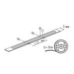 Kanlux 90670 LED лента LCOB 8W/M 24V LCOB 8W/M 24 IP00-CW