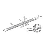 Kanlux 90671 LED лента LCOB 8W/M 24V LCOBB 8W/M 24 IP00-CW