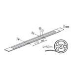 Kanlux 90672 LED лента LCOB 8W/M 24V LCOBC 8W/M 24 IP00-CW